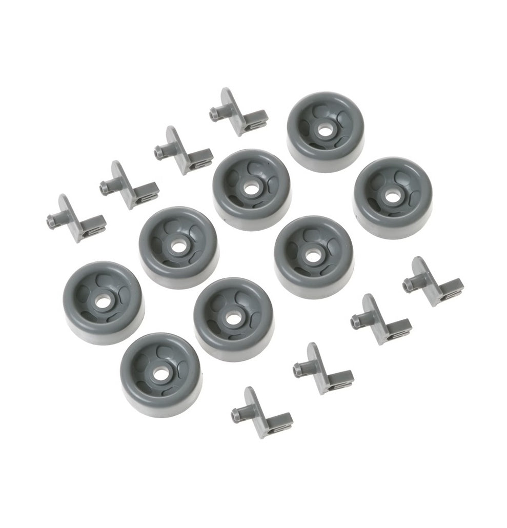 GE Dishwasher Lower Dishrack Roller Kit - WD35X21041, Replaces: WD12X10107