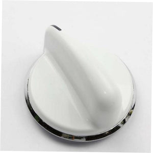 GE Washer Control Knob (White) - WE01X20378, Replaces: 175D3296P001