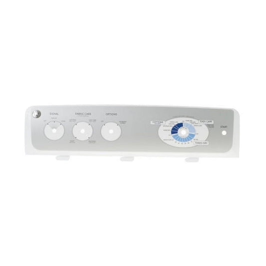 GE Dryer Control Panel Assembly (White) - WE19M1511