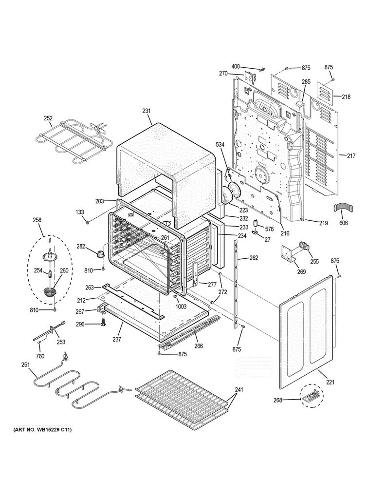 GE Range, Oven & Cooktop Range Leveling Leg - WG02A00475