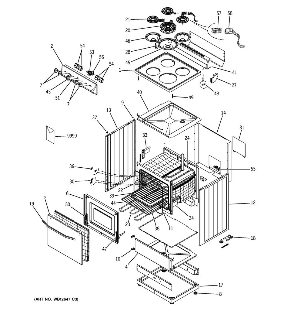 GE Range, Oven & Cooktop Range Anti-Tip Kit - WG02A00680