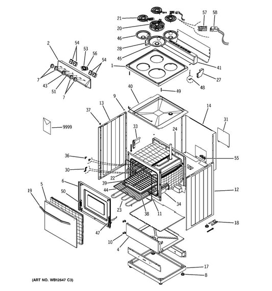 GE Range, Oven & Cooktop Range Anti-Tip Kit - WG02A00680