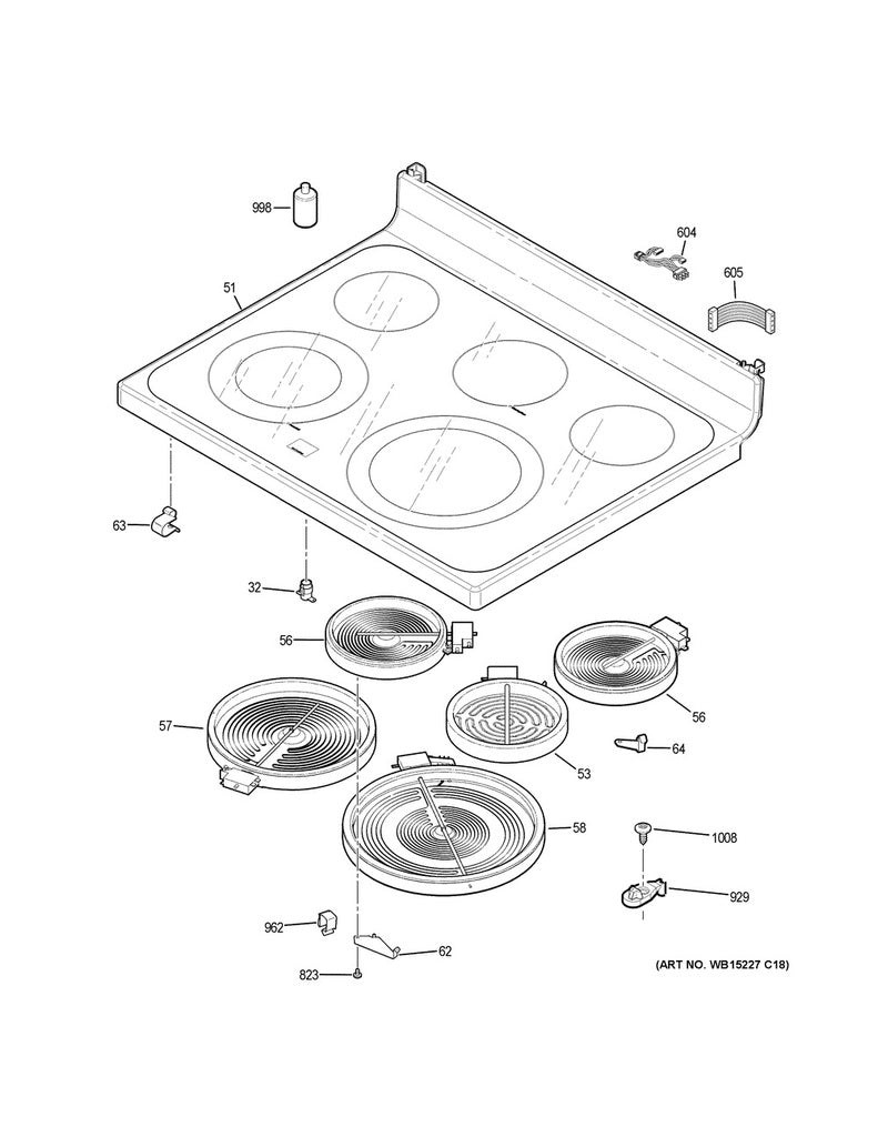 GE Range, Oven & Cooktop Range Indicator Light - WG02F04788