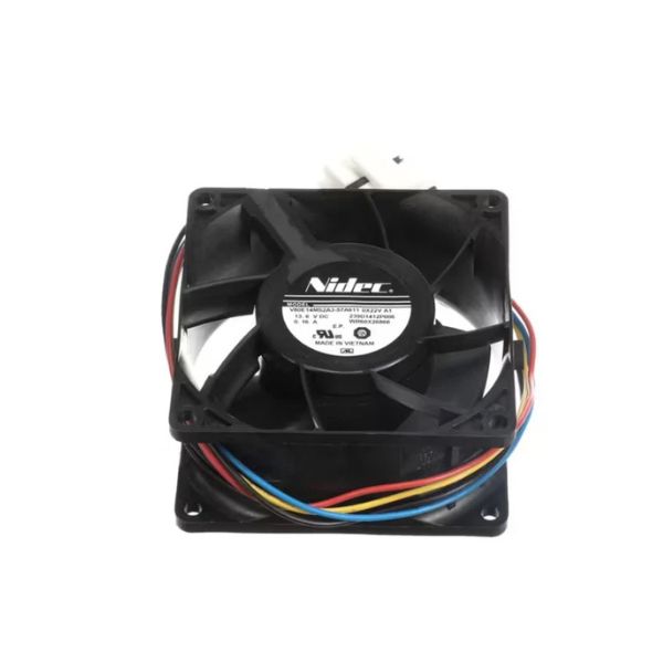 GE Refrigerator Refrigerator Evaporator Fan - WG03F06676, Replaces: WR02X13733