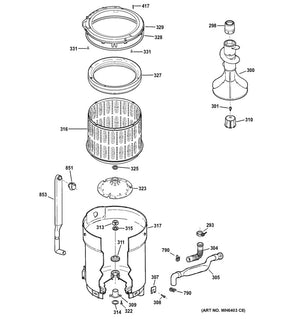 GE Washer Screw - WG04A01234