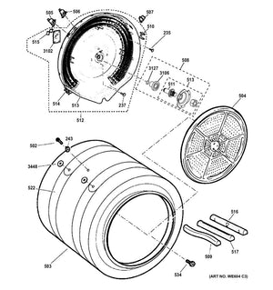 GE Dryer Thermistor - WG04F00539