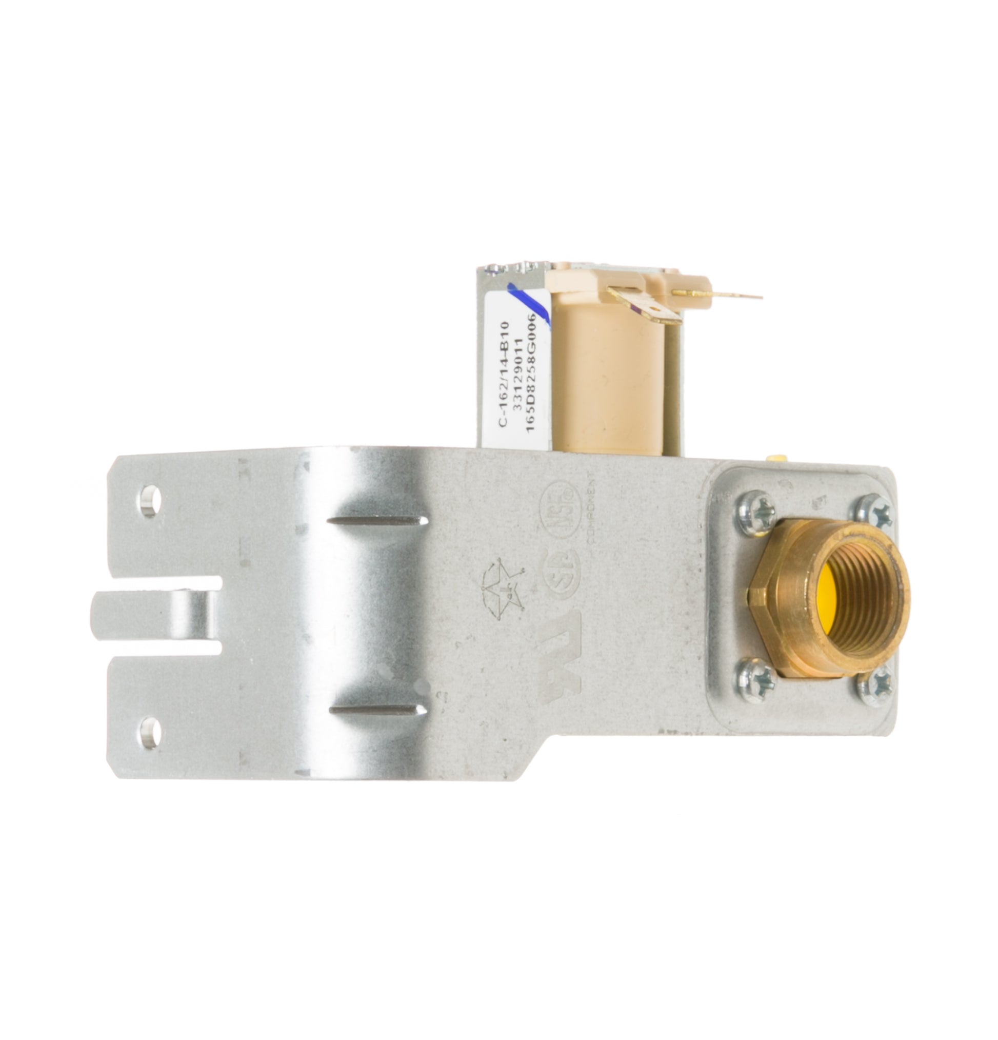 GE Dishwasher Water Inlet Valve - WG04F04135, Replaces: AH5573535 EA10055557 EA5573535 EAP10055557 WD04M00066 WD04M66 WD4M00066 WD4M66