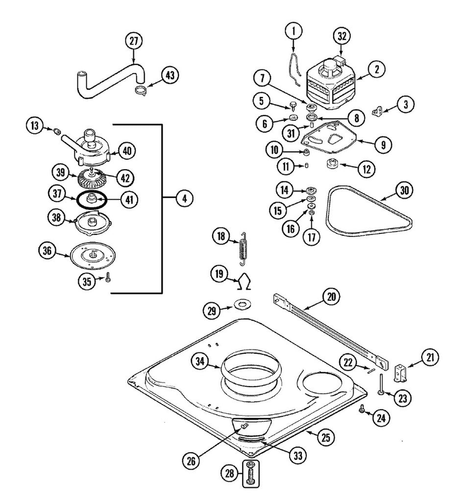 Whirlpool Washer Motor Pulley - WP21001108, Replaces: 21001108