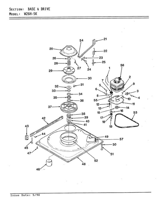 Whirlpool Washer Drive Belt - WP21352320, Replaces: 21001478