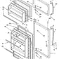 Whirlpool Refrigerator & Freezer Door Shelf Trim - WP2163629, Replaces: 2163378
