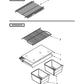 Whirlpool Refrigerator & Freezer Drawer Cover - WP2192250, Replaces: 2192250
