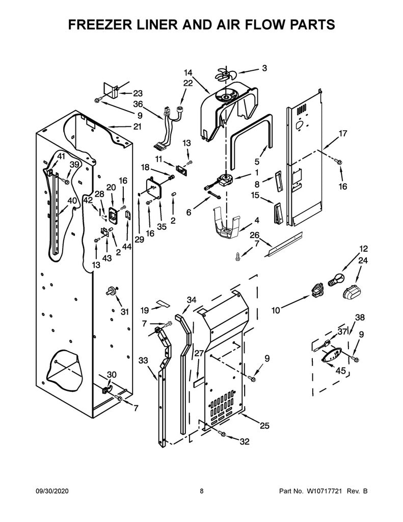Whirlpool Refrigerator & Freezer Stud Shelf Support - WP2196483, Replaces: 2196205