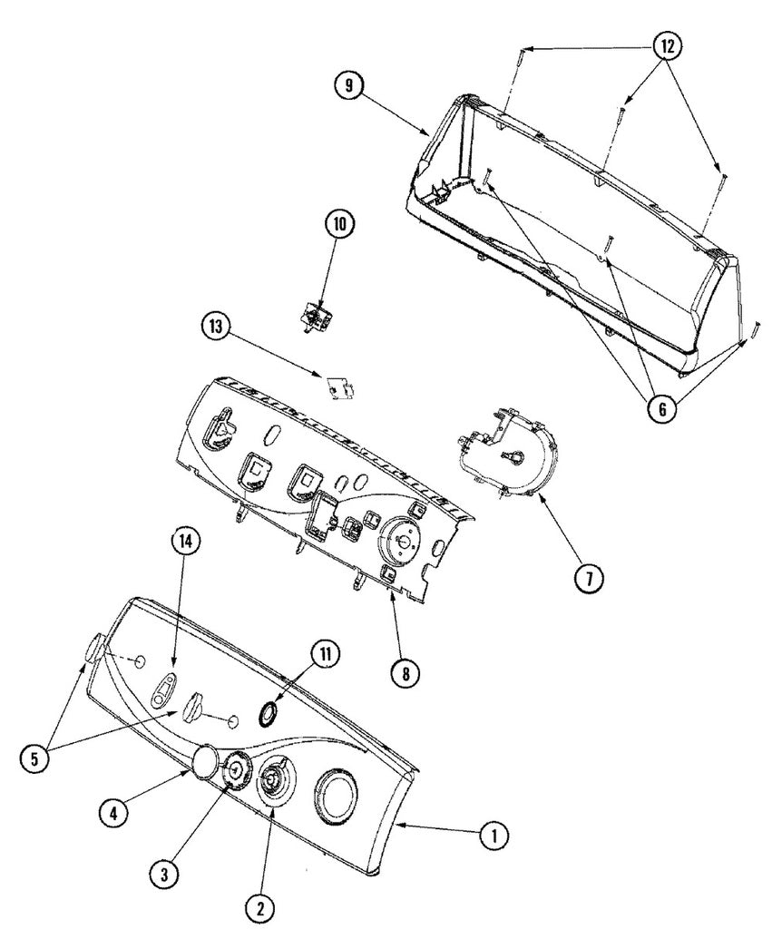 Whirlpool Dryer Timer Cap - WP22003989, Replaces: 22003989