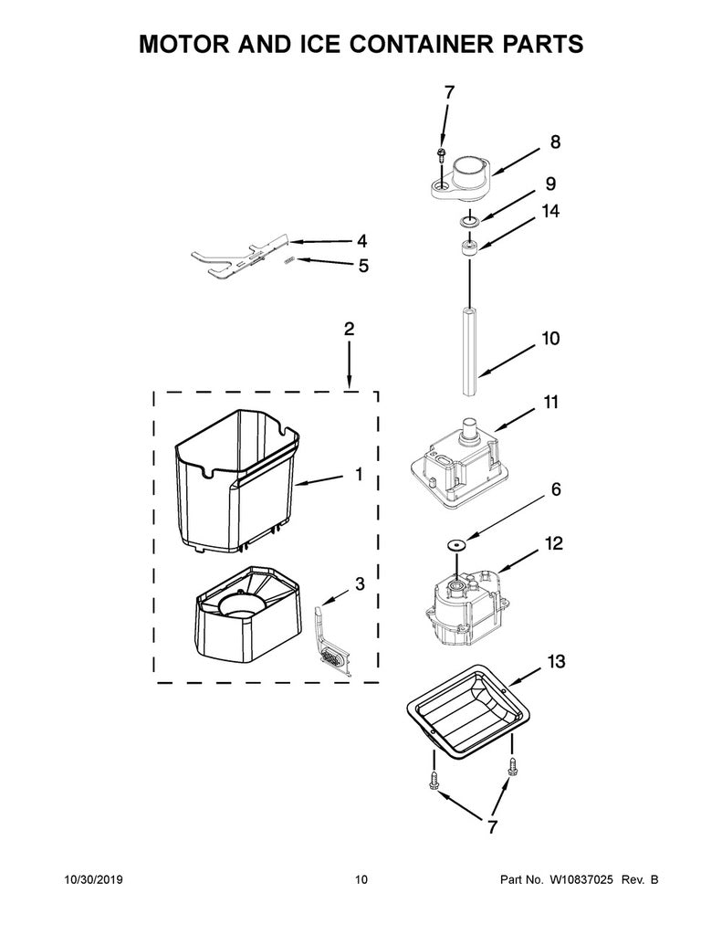 Whirlpool Refrigerator & Freezer Drive Shaft Coupling Sleeve - WP2315559, Replaces: 2315559