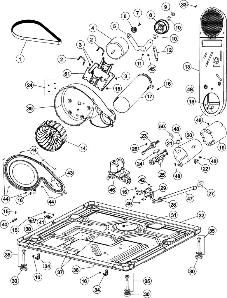 Whirlpool Dryer Gas Valve Assembly - WP306176, Replaces: 306176