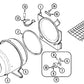 Whirlpool Dryer Drum Felt Seal - WP31001747, Replaces: 31001548