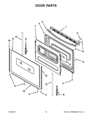Whirlpool Range /Oven Screw - WP3196164, Replaces: 25-7405