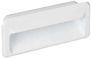 Poignée de porte pour cuisinière, four et plaque de cuisson Whirlpool - Blanche - WP3405184, Remplace : 3405184