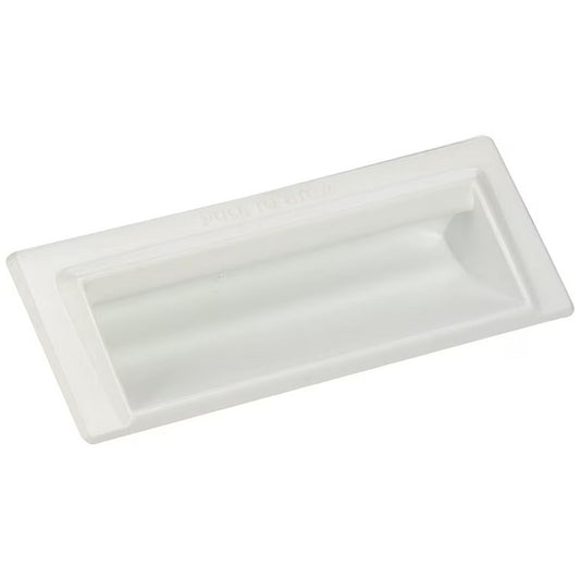 Whirlpool Dryer Door Handle - White - WP348721, Replaces: 348721