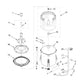 Whirlpool Washer Drive Block - WP389140, Replaces: 97360