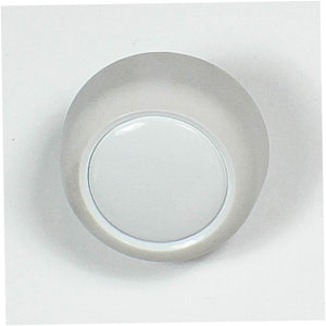 Bouton de démarrage Whirlpool (blanc) - WP3957800, remplace : 3350974