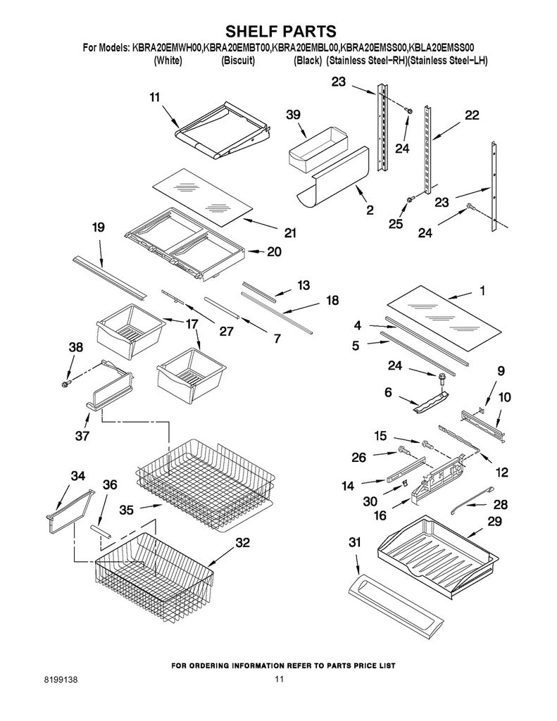 Whirlpool Refrigerator & Freezer Crisper Drawer Front Seal - WP67003417, Replaces: 8171050