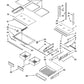 Whirlpool Refrigerator & Freezer Pantry Lid - WP67005930, Replaces: 8208284