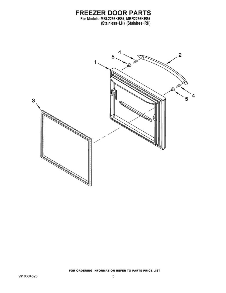 Whirlpool Refrigerator & Freezer Handle Fastener Bolt - WP67006113, Replaces: 13001201