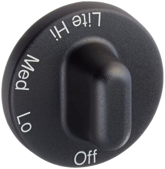 Whirlpool Range, Oven & Cooktop Burner Control Knob - WP71001641, Replaces: 705437