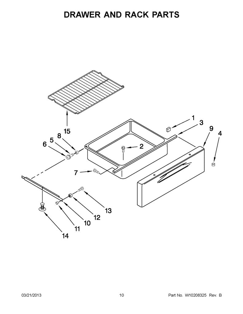Whirlpool Range, Oven & Cooktop Oven Rack - WP74008763, Replaces: 74008763