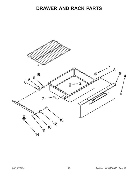 Whirlpool Range, Oven & Cooktop Oven Rack - WP74008763, Replaces: 74008763