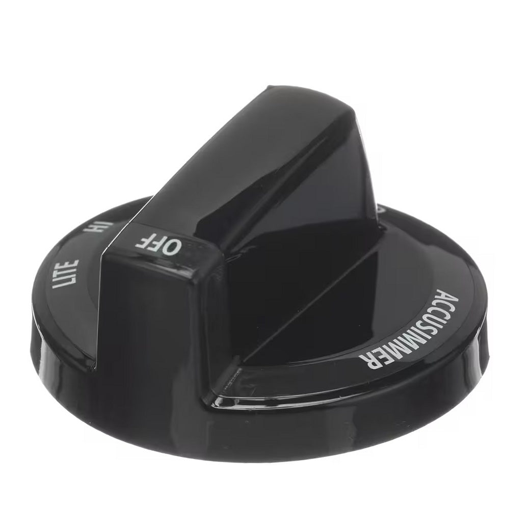 Whirlpool Range, Oven & Cooktop Burner Knob (Black) - WP7733P526-60, Replaces: 7733P526-60