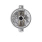 Whirlpool Range, Oven & Cooktop Burner Knob (Chrome) - WP7737P245-60, Replaces: KIP 5D02