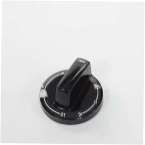 Bouton de commande pour cuisinière, four et table de cuisson Whirlpool (noir) - WP7737P417-60, remplace : 7737P417-60