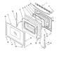 Whirlpool Range, Oven & Cooktop Exterior Door Glass - WP8053834, Replaces: 3195612