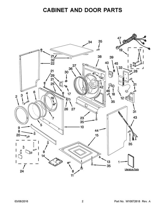 Whirlpool Dryer Leveling Leg - WP8182479, Replaces: 8182479