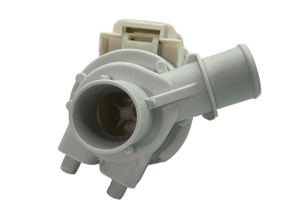 G.E. Washer Drain Pump Assembly - WH23X10039 , Replaces: 1974342 AP5272306 PS3499725 EAP3499725 PD00031384