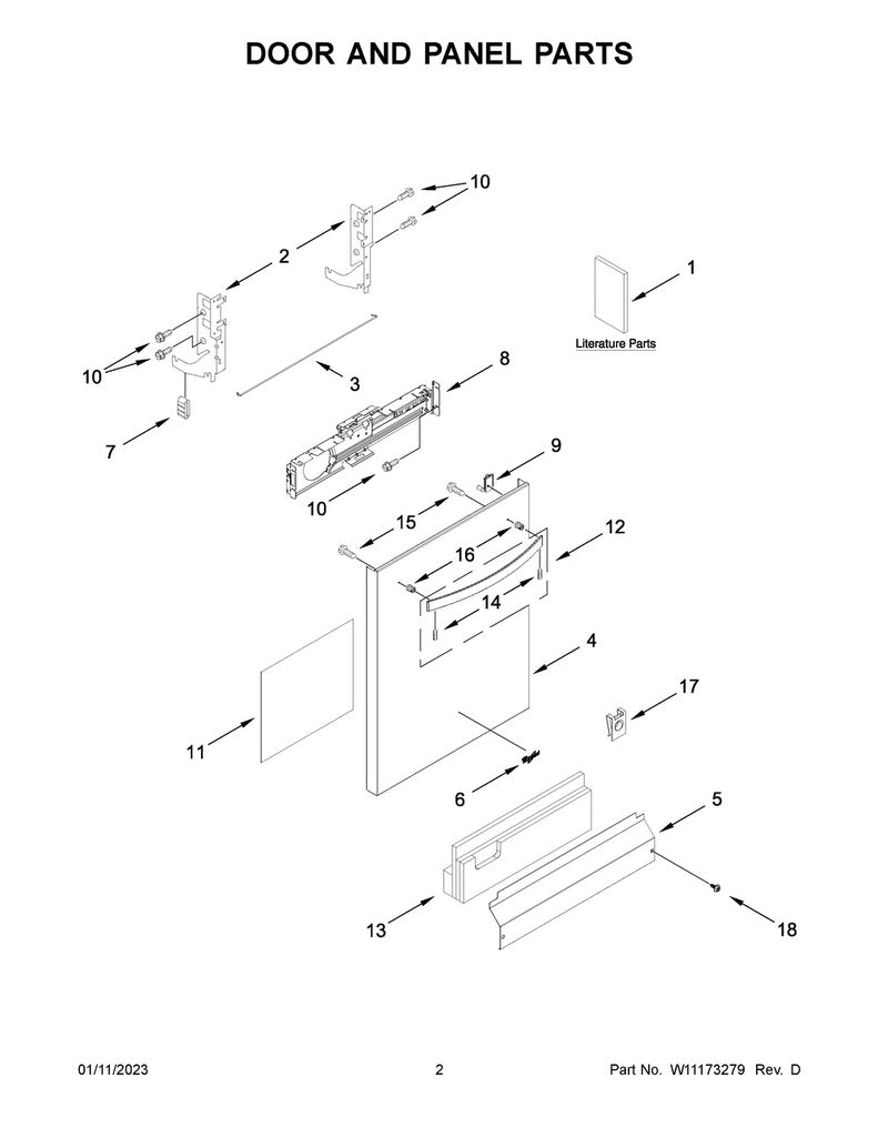 Whirlpool Dishwasher Friction Sleeve - WP8268961, Replaces: 8268961