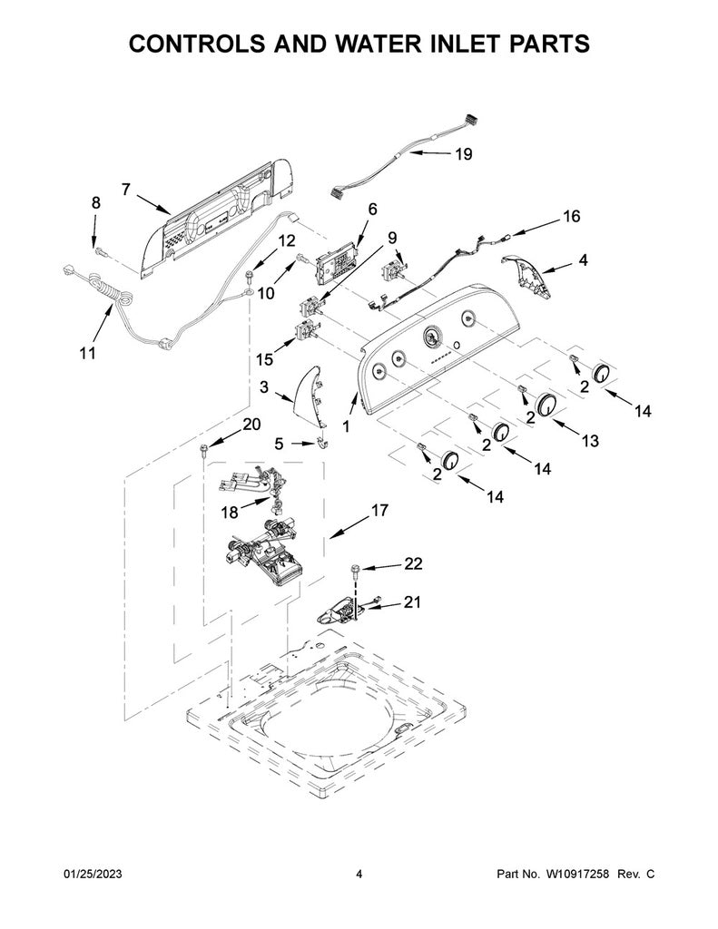 Whirlpool Dryer Clip - WP8312709, Replaces: 8312709