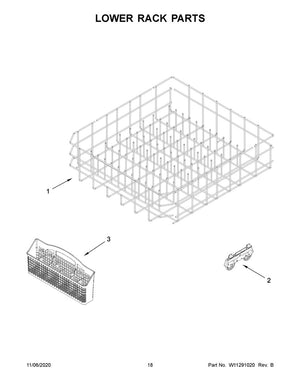 Panier à couverts pour lave-vaisselle Whirlpool - WP8562045, remplace : 8562045
