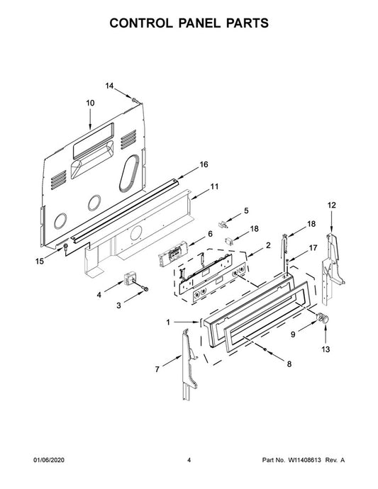 Whirlpool Range, Oven & Cooktop Range Breaker, 15 Amp, Black - WP9757602