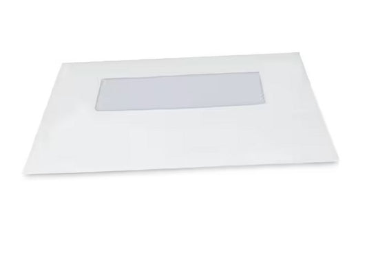 Whirlpool Range, Oven & Cooktop Outer Door Glass (White) - WP9762476, Replaces: 3195613