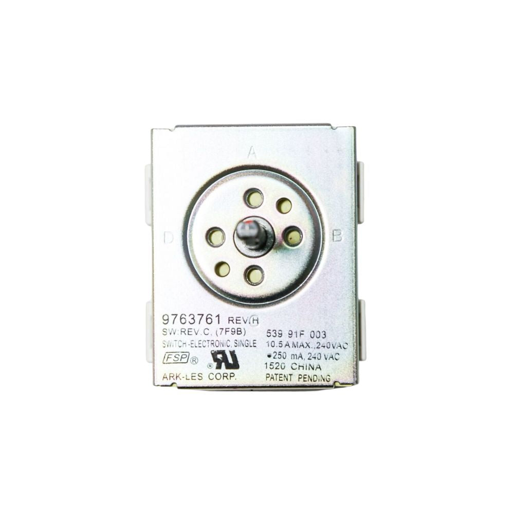 Whirlpool Range Surface Element Switch - WP9763761