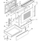 Whirlpool Range, Oven & Cooktop Door Glass - WP9781654, Replaces: 9781654