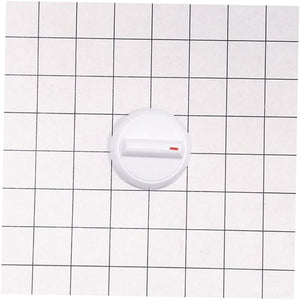 Whirlpool Range /Oven Burner Knob (White) - WP98006102, Replaces: 98006102