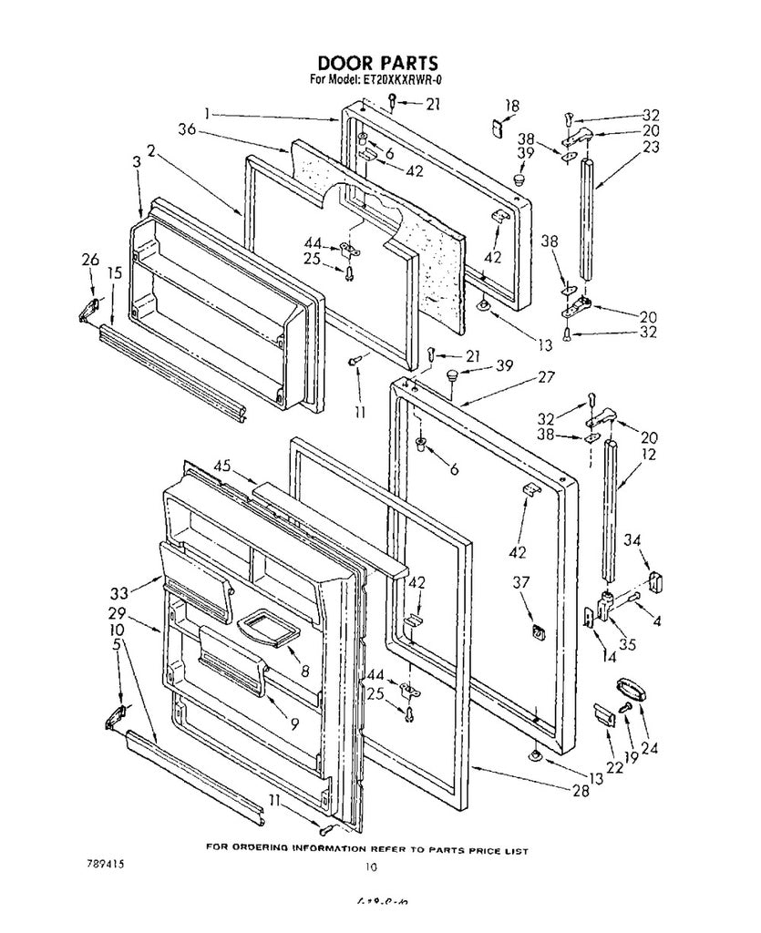 Whirlpool Refrigerator & Freezer Shelf Retainer Bar End Cap/Trim - WP986540, Replaces: 943829