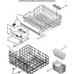 Whirlpool Dishwasher Upper Dishrack Roller and Axle Assembly - WP99002781, Replaces: 99002781