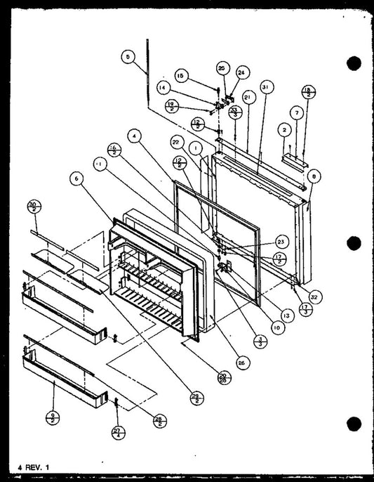 Whirlpool Refrigerator & Freezer Refrigerator Freezer Door Gasket, White - WPD7605115Q