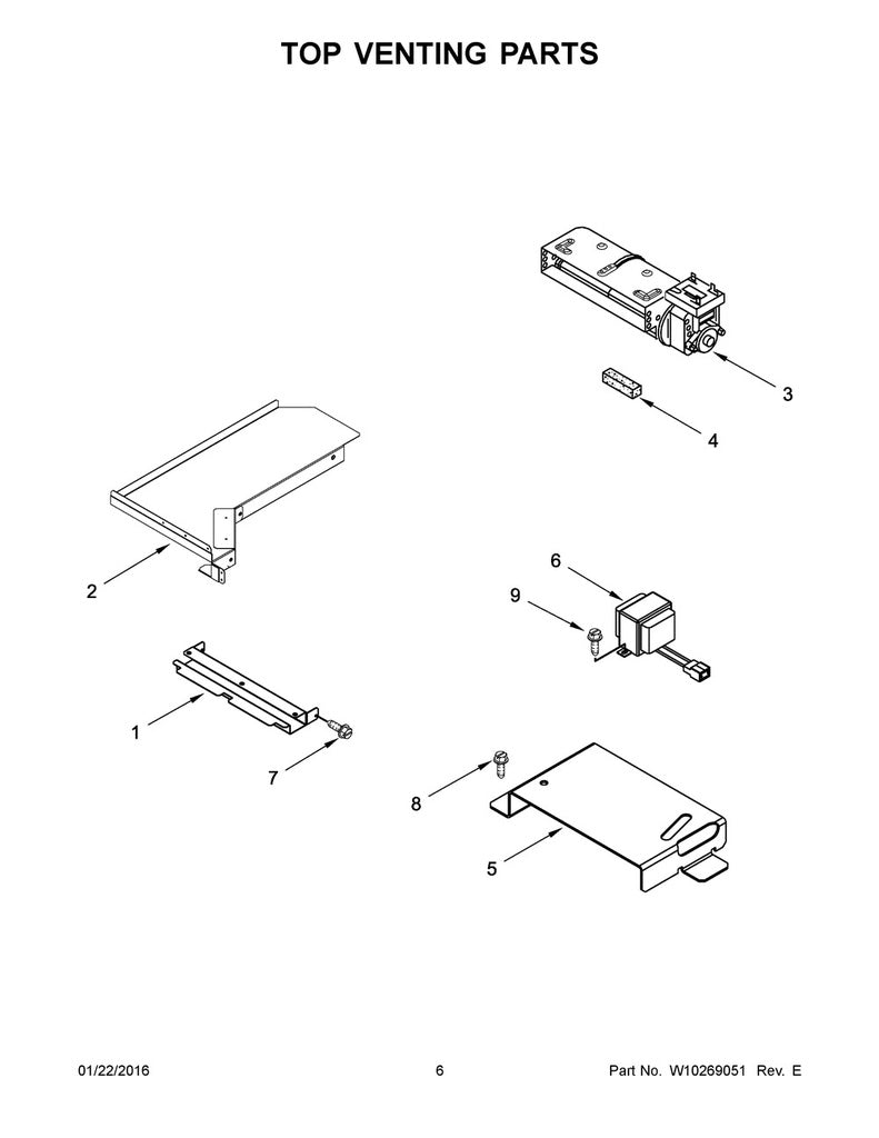 Whirlpool Range, Oven & Cooktop Transformer - WPW10111628, Replaces: 9760212