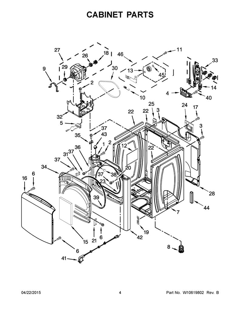 Whirlpool Dryer Door Catch - WPW10111905, Replaces: 8572982